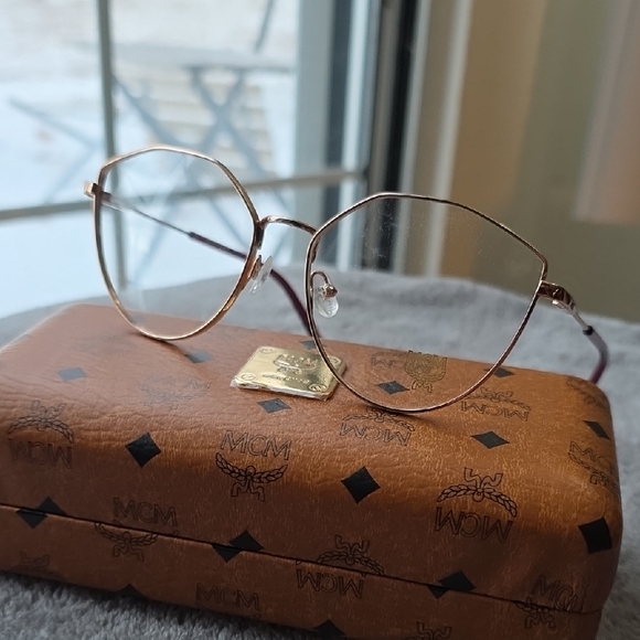 MCM Accessories - MCM Women's Glasses in Gold and Brown